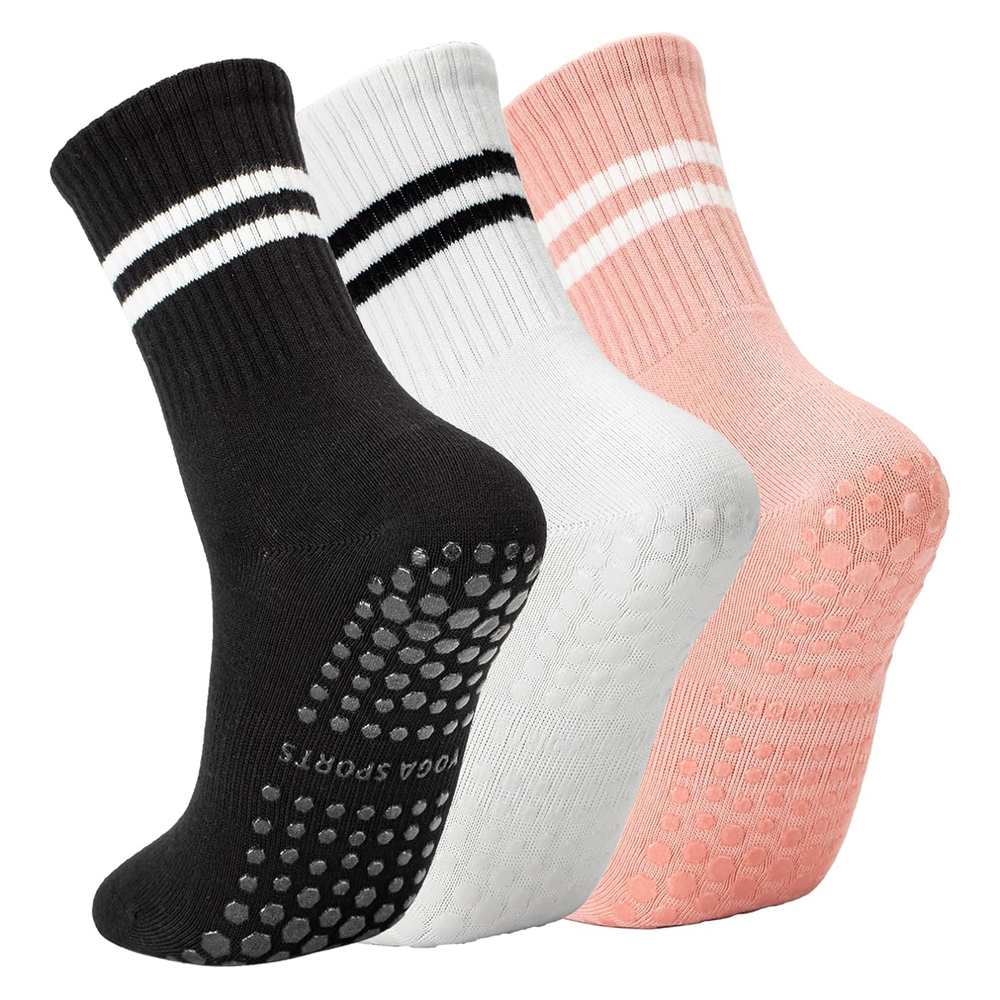 Yoga Pilates Socks with Grips  - đánh giá và giá Pilate Yoga Workout